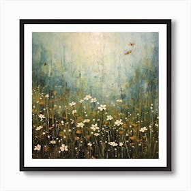 Daisy Field Art Print