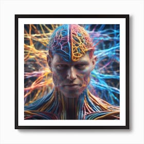 Human Brain 113 Art Print