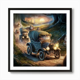 Trolls And Witches Art Print