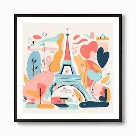 Eifel tower Art Print