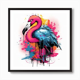 Flamingo 9 Art Print