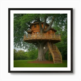 Tree House Art Print