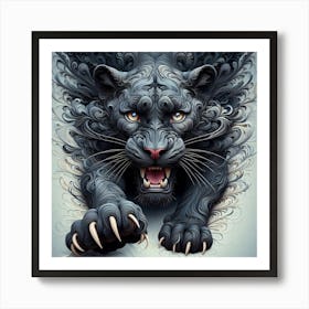 Black Panther 7 Art Print