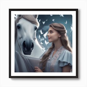 Fairytale Horse 4 Art Print