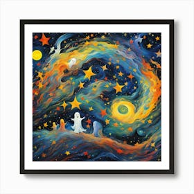 Ghosts In The Night Sky Art Print