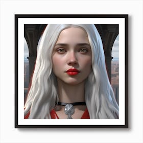 White Witch Art Print