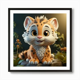 Cute Cheetah 5 Art Print