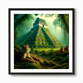 Tiger Temple Art Print