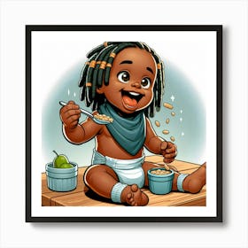 Baby Nursery wall art 4 Art Print