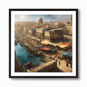 Assassin'S Creed city Art Print