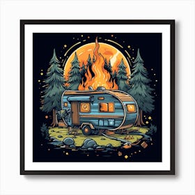 Camper Art Print