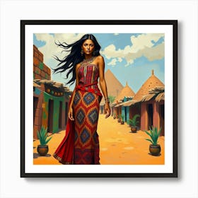 Egyptian Woman 161 Art Print