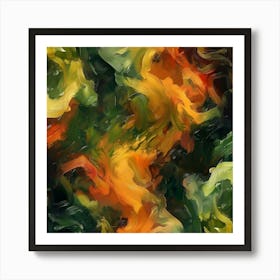 Seamless Texture Oil Painting Art Print