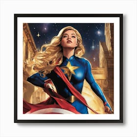 Captain Marvel 2 Art Print
