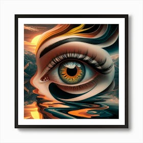 Eye Of The Ocean Art Print