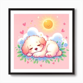 Cute Puppy Art Print