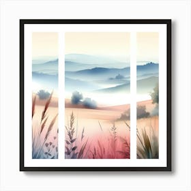 Landscape Painting 61 Art Print