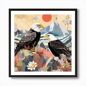 Bird In Nature Bald Eagle 2 Art Print