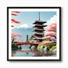 Pagoda Serenity Art Print