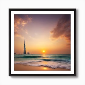 Beach Sunset Art Print