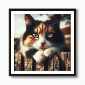 Calico Cat Art Print