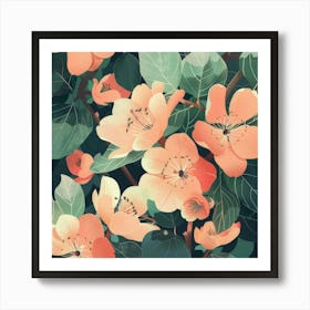 Apricot Blossoms Art Print