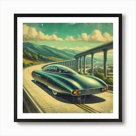 Futuristic Car Art Print