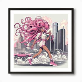 Detroit Girl 5 Art Print