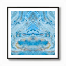 Blue Horizon, Abstract Masterpiece" Art Print