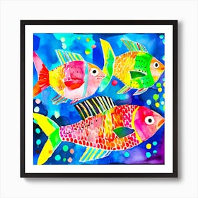 Colorful Fish Art Print