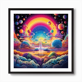 Psychedelic Universe Art Print