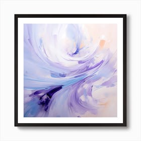 Pastel Cascade Art Print