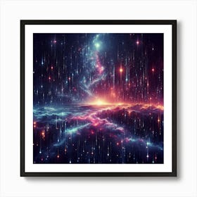 Galaxy Wallpaper Art Print