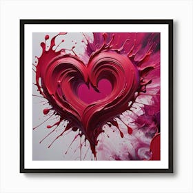 Heart Of Love 1 Art Print