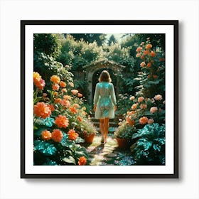 Default Visualize Yourself Stepping Into A Serene And Tranquil 3 Art Print