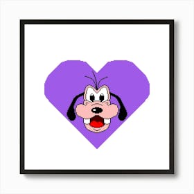 Goofy Heart Art Print
