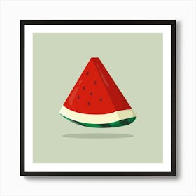 Watermelon Food Nature Fruit Healthy Summer Fresh Art Print