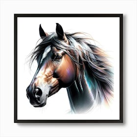 Creative Horse Visual 6 Art Print