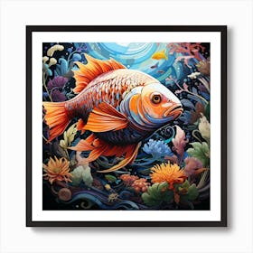 Fish Tank Favorites KEYS 24x36 Framed PRINT Artwork – Search For 10