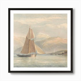 Sailboat In The Water Art Print