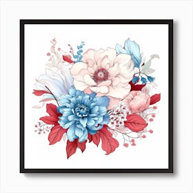 Floral Bouquet 12 Art Print