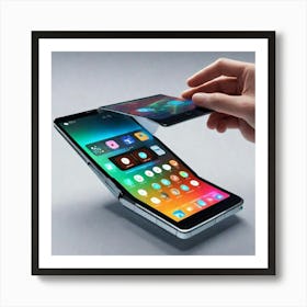 Samsung Galaxy Fold Art Print