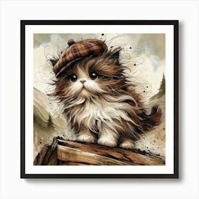 Scottish Kitten 1 Art Print