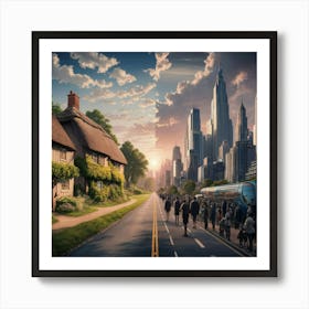 Cityscape Art Print