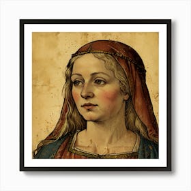 Renaissance Woman 1 Art Print