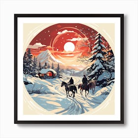 Sleigh Ride Art Print