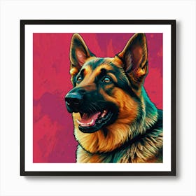 German Shepherd Art Print