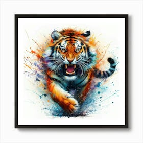 Tiger Painting 2 Art Print