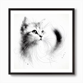 Cat Portrait Art Print