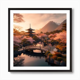 Asian Landscape 1 Art Print